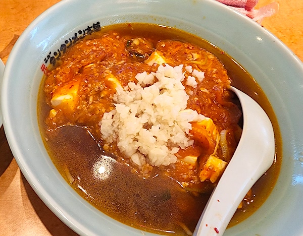 ニュータンタン麺本舗の麻婆麺